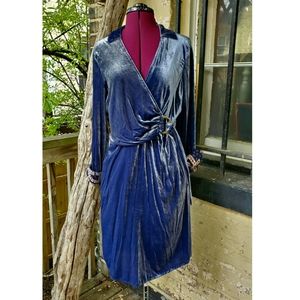 Anthropologie Maeve velvet dress